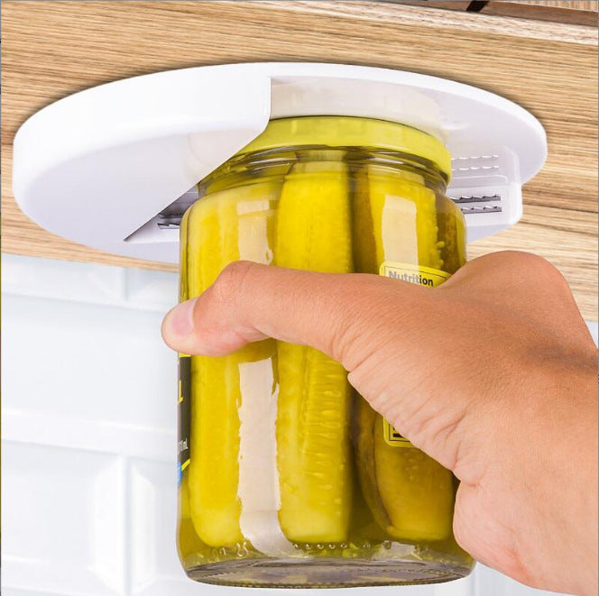 1 pc Jar Opener Round can opener Kitchen cabinet bottom lid can opener table bottom can opener V1192-DRO-0012