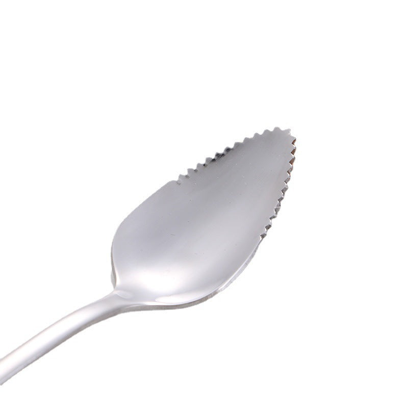 4 pieces stainless steel scraper spoons, children's complementary food spoons, baby fruit puree scraper V1192-DRO-0015