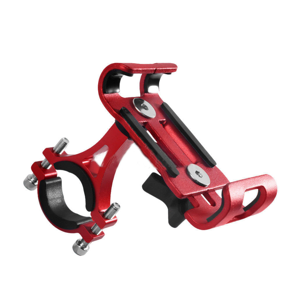 1pc bicycle aluminum alloy fixed frame, mobile phone stand, rotating mobile phone stand for cycling (red) V1192-DRO-0024
