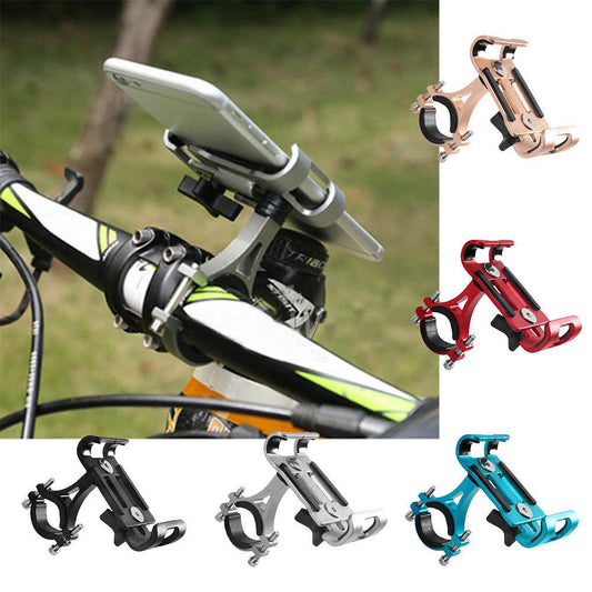 1pc bicycle aluminum alloy fixed frame, mobile phone stand, rotating mobile phone stand for cycling (red) V1192-DRO-0024