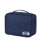 Navy Blue Data Storage Bag - Organizer for Cables, Chargers & Tech Accessories V1192-GMCS-0820-005