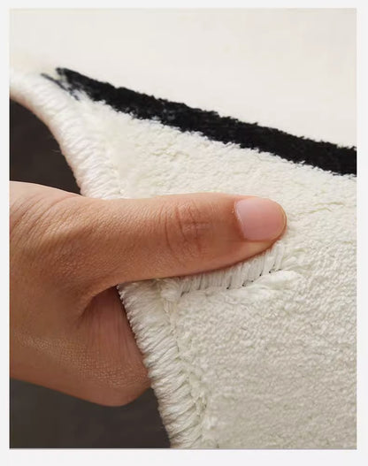 Halloween Faux Cashmere Area Rug - Festive Spooky Decor Floor Mat V1192-GMCS-0827-006
