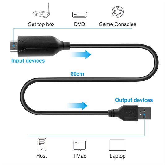 HDMI to USB HD Video Capture Cable - 1080P Audio & Video Capture Adapter V1192-GMCS-0911-002