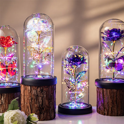 Purple & Silver Butterfly Lantern - Festive Decorative LED Light V1192-ZH-PURPLE