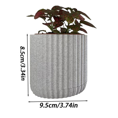 Modern Minimalist Mounted Planter, Indoor, Hidden Wall Mount, Home Decor, Home Gift, Wall Planter, Hidden V1195-V3DOY000411