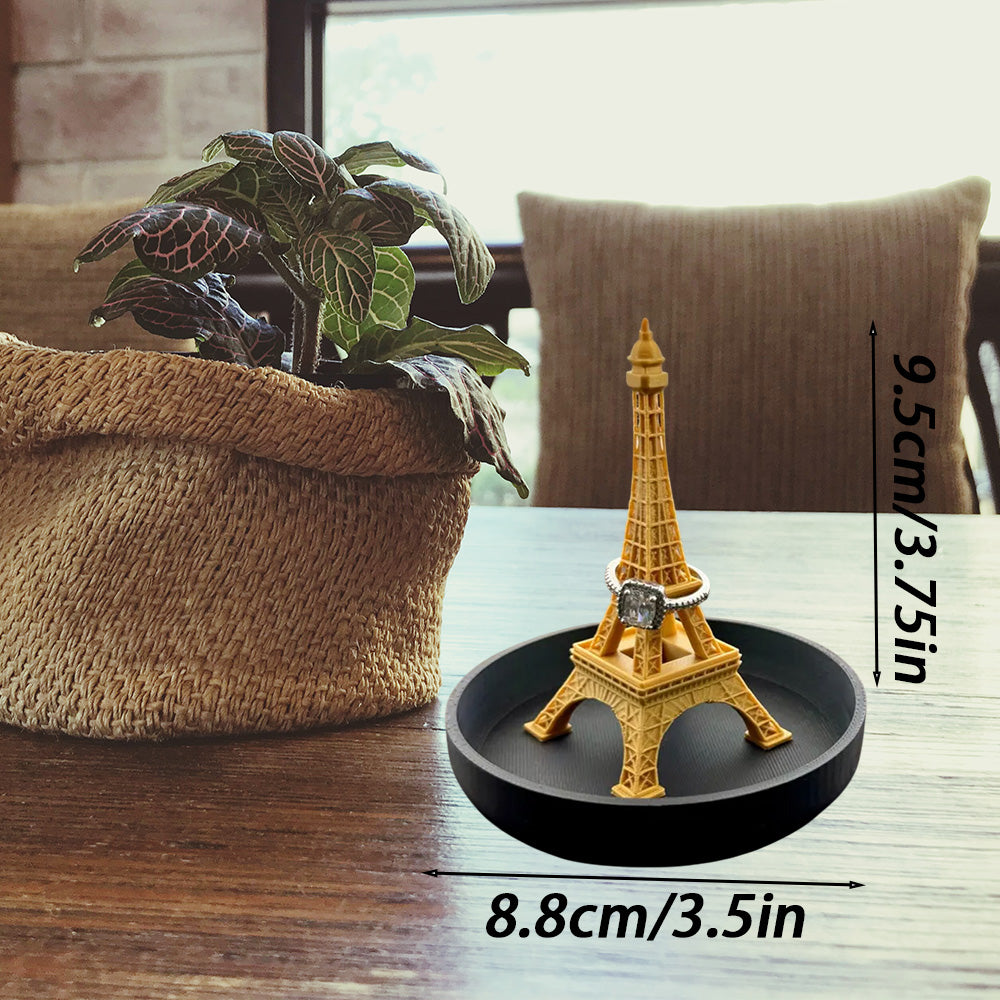 Eiffel Tower Ring Stand - An elegant jewelry stand, a romantic gift, a chic decoration, perfect for V1195-V3DOY000442A