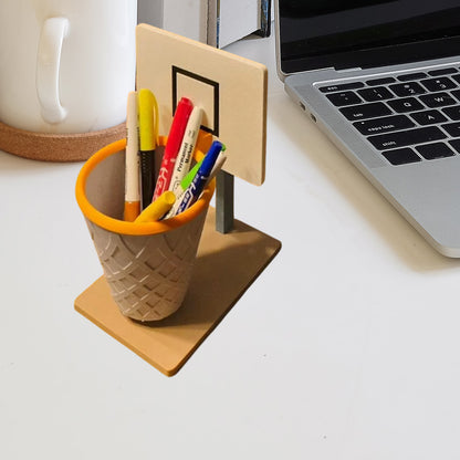 Large Basketball Net Pencil Holder with Backboard V1195-V3DOY000474