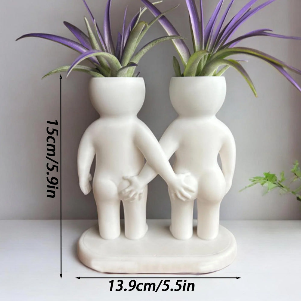 Funny Couple Air Plant Holder - Cheeky Anniversary Gift V1195-V3DOY000475