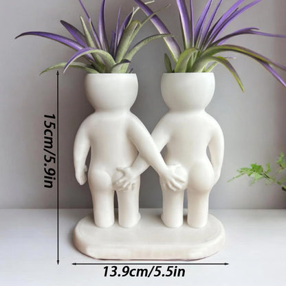 Funny Couple Air Plant Holder - Cheeky Anniversary Gift V1195-V3DOY000475