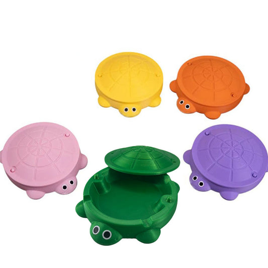 Mini Turtle Sandbox Desk Toy with Small Tools, Mini Zen Garden Fidget Stress Relief Toys for Adults and Kids, V1195-V3DOY00076GREEN