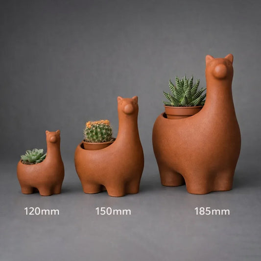 Interesting marble-colored alpaca planter, suitable for planting succulents, cacti, and small indoor plants; V1195-VYY0002