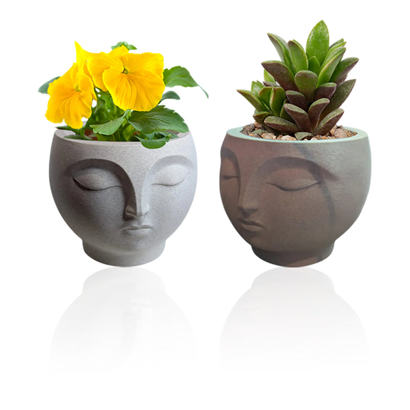 A 3D-printed, serene flowerpot, an eye-catching decorative piece for modern interior spaces. Suitable for V1195-VYY0007