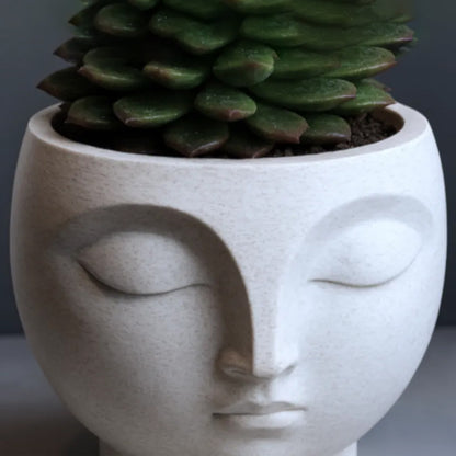 A 3D-printed, serene flowerpot, an eye-catching decorative piece for modern interior spaces. Suitable for V1195-VYY0007