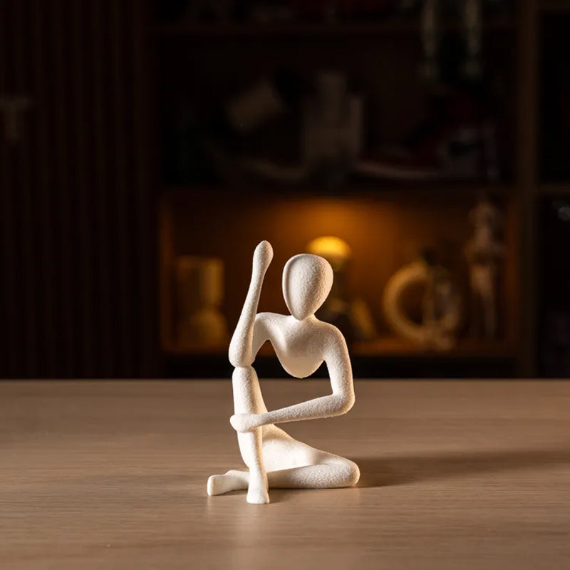 This "Blooming" vase stand adds a touch of nature to your space. White, single piece. V1195-VYY0015