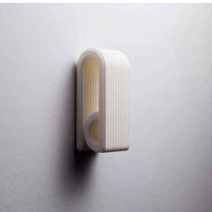 3D-printed press-lock towel hooks | Self-locking hooks, white V1195-VYY0036