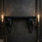 3D-printed crow skull wall mount adds a touch of mystery to your home. (Black) V1195-VYY0038