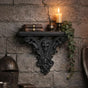 3D-printed Gothic wall shelf brackets add a touch of classic Gothic elegance to your interior. Black V1195-VYY0039