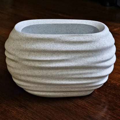 3D Printed Modern Pen Holder and Brush Cup - marble color V1195-VYY0059
