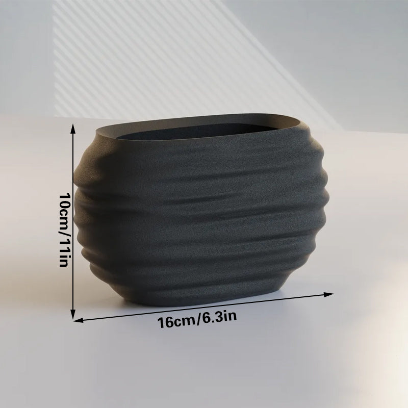 3D Printed Modern Pen Holder and Brush Cup - marble color V1195-VYY0059