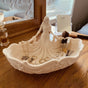 3D-printed goddess figure bowl/dressing table storage tray, white V1195-VYY0075