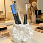 3D printed silk flower pen holder, white silk V1195-VYY0081