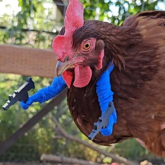 Chicken arms with Guns,Fun, Durable, Rooster Pistol Party, Perfect for Parties, Photoshoots and Pranks V1195-W000903C
