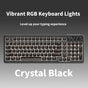 Tri-Mode Wireless Mechanical Keyboard, Bluetooth 5.0/2.4G/USB-C, 96% Layout RGB Backlit Keyboard, Hot V1197-BG-042608