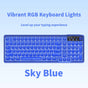 Tri-Mode Wireless Mechanical Keyboard, Bluetooth 5.0/2.4G/USB-C, 96% Layout RGB Backlit Keyboard, Hot V1197-BG-042609