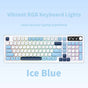 Tri-Mode Wireless Mechanical Keyboard, Bluetooth 5.0/2.4G/USB-C, 96% Layout RGB Backlit Keyboard, Hot V1197-BG-042610