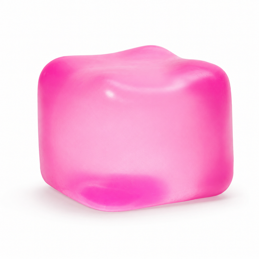 Purple Stress Cube Fidget Squishy Slow Rising Stress Ball, High Density Gel Filled Sensory Fidget Toy for V1197-RY-052203