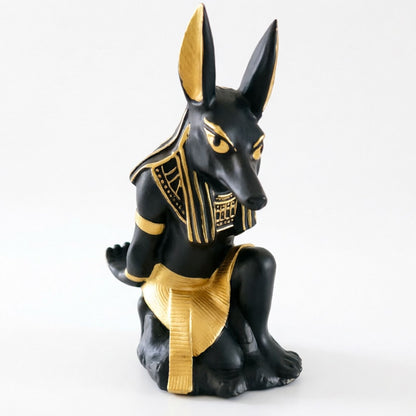 Ancient Egyptian Anubis Wine Rack - Creative Resin Craft Wine Bottle Holder, Home Bar Cabinet Decoration V1199-DT-TB-JJ001