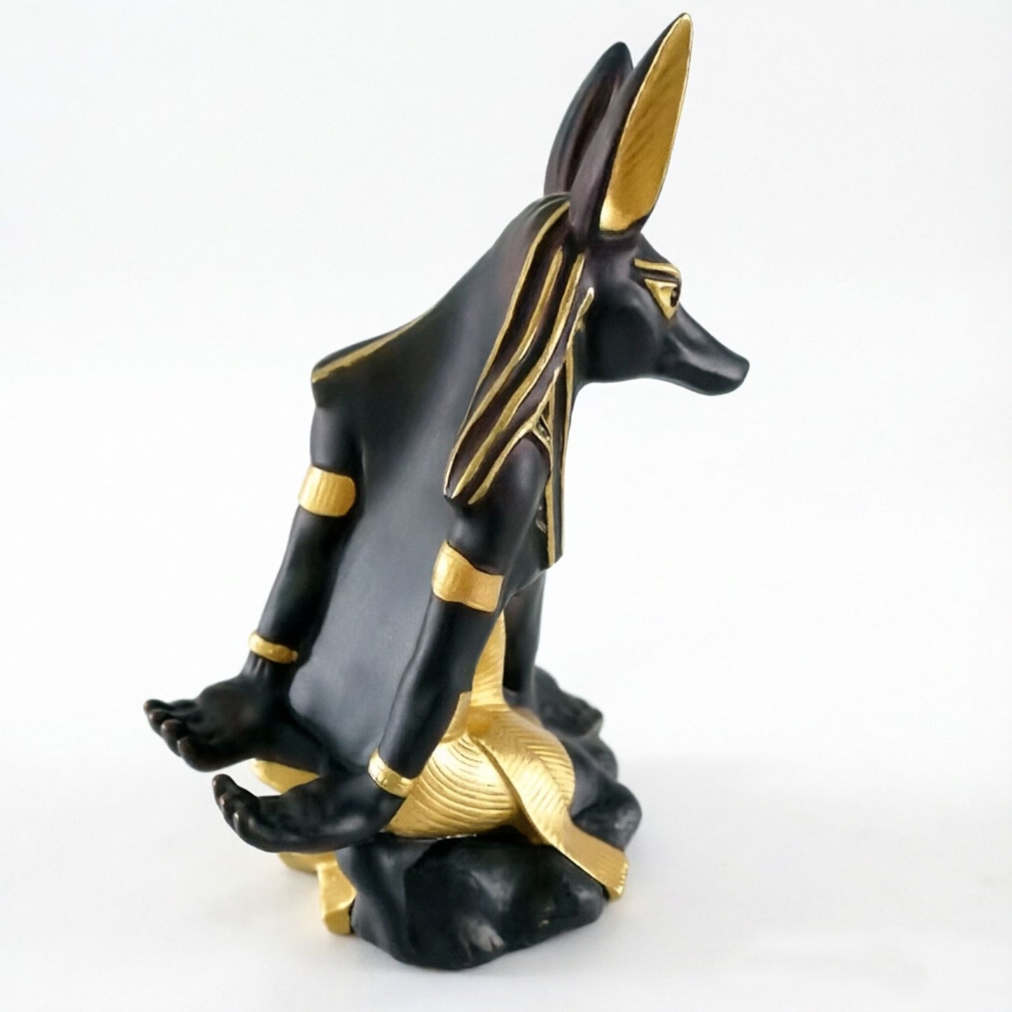 Ancient Egyptian Anubis Wine Rack - Creative Resin Craft Wine Bottle Holder, Home Bar Cabinet Decoration V1199-DT-TB-JJ001
