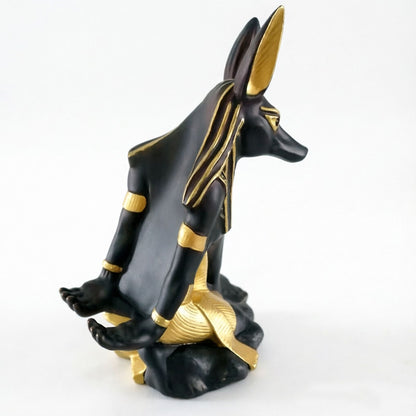Ancient Egyptian Anubis Wine Rack - Creative Resin Craft Wine Bottle Holder, Home Bar Cabinet Decoration V1199-DT-TB-JJ001