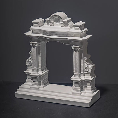 Miniature Roman Arch Model - Handcrafted Plaster Architectural Decor for Bookshelf, Desk & Home Display V1199-DT-TB-SG002
