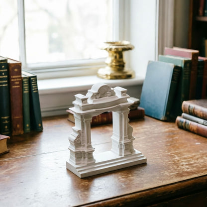 Miniature Roman Arch Model - Handcrafted Plaster Architectural Decor for Bookshelf, Desk & Home Display V1199-DT-TB-SG002