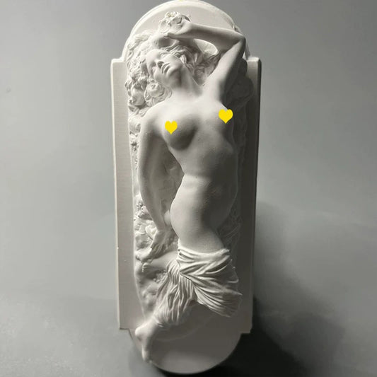 Nordic Retro Relief Roman European Figure Sculpture Plaster Statue - Artistic Home Decor for Shelf, Desk & V1199-DT-TB-SG005