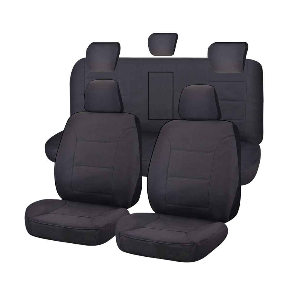 Seat Covers for ISUZU D-MAX 06/2012 - ON DUAL CAB CHASSIS UTILITY FR CHARCOAL ALL TERRAIN V121-ALTMDMX608