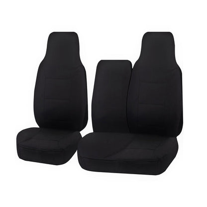 Seat Covers for TOYOTA HI ACE TRH-KDH SERIES 03/2005 - 2015 LWB UTILITY VAN FRONT HIGH BUCKET + _ BENCH WITH V121-CHTMACE104