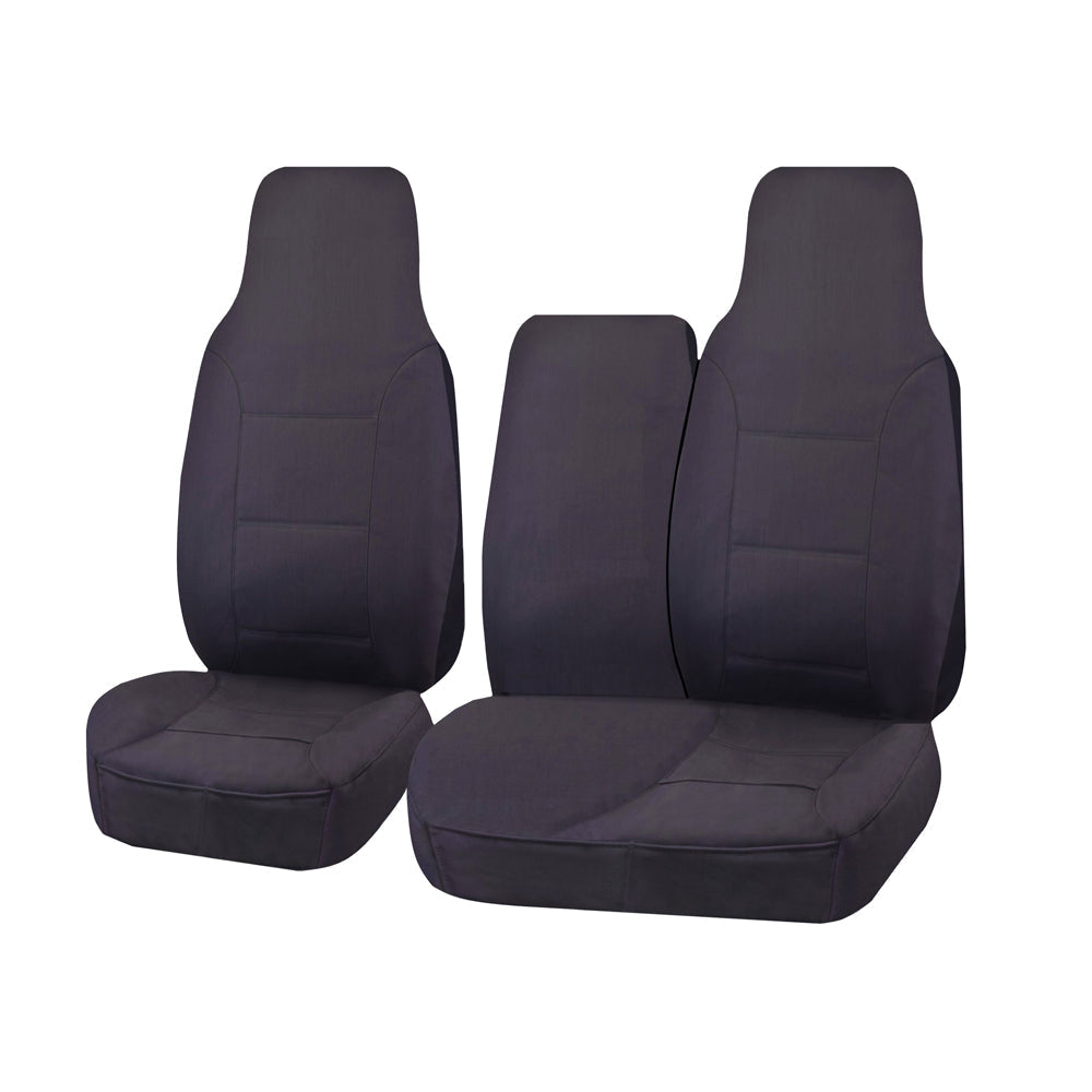 Seat Covers for TOYOTA HI ACE TRH-KDH SERIES 03/2005 - 2015 LWB UTILITY VAN FRONT HIGH BUCKET + _ BENCH WITH V121-CHTMACE108