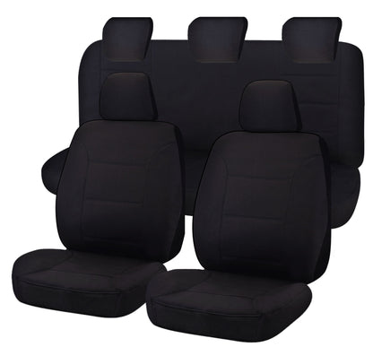 Seat Covers for MAZDA BT-50 FR UR 09/2015 - 06/2020 DUAL CAB FR BLACK CHALLENGER V121-CHTMBT1004