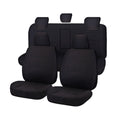 Seat Covers for ISUZU D-MAX 06/2012 - 06/2020 DUAL CAB CHASSIS UTILITY FR BLACK CHALLENGER V121-CHTMDMX604