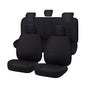 Seat Covers for ISUZU D-MAX 06/2012 - 06/2020 DUAL CAB CHASSIS UTILITY FR BLACK CHALLENGER V121-CHTMDMX604