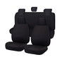 Seat Covers for TOYOTA HILUX SR - SR5 4X4 KUN26R - GGN25R 04/2005 - 06/2015 S DUAL CAB UTILITY FR BLACK V121-CHTMHIL704