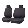 Seat Covers for NISSAN PATROL Y61 GQ-GU SERIES 1999 - 2016 SINGLE CAB CHASSIS FRONT BUCKET + _ BENCH CHARCOAL V121-CHTMPAT108