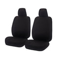 Seat Covers for FORD RANGER PX - PXII SERIES 10/2011 - ON SINGLE / SUPER / DUAL CAB FRONT 2 BUCKETS BLACK V121-CHTMRG0804
