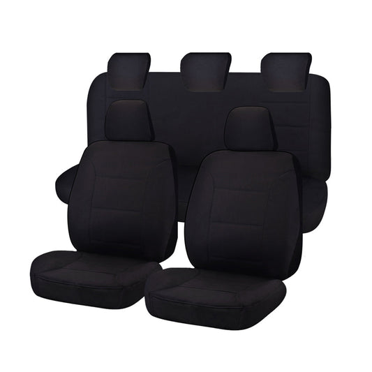 Seat Covers for FORD RANGER PXII SERIES 16/2015 - ON DUAL CAB FR BLACK CHALLENGER V121-CHTMRG1004