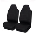 Universal Lavish Front Seat Covers Size 60/25 | Black/White Stitching V121-LAVA2519