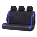 Universal Ultra Light Neoprene Rear Seat Covers Size 06/08H | Black/Blue V121-NEO0608H03