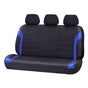 Universal Ultra Light Neoprene Rear Seat Covers Size 06/08H | Black/Blue V121-NEO0608H03