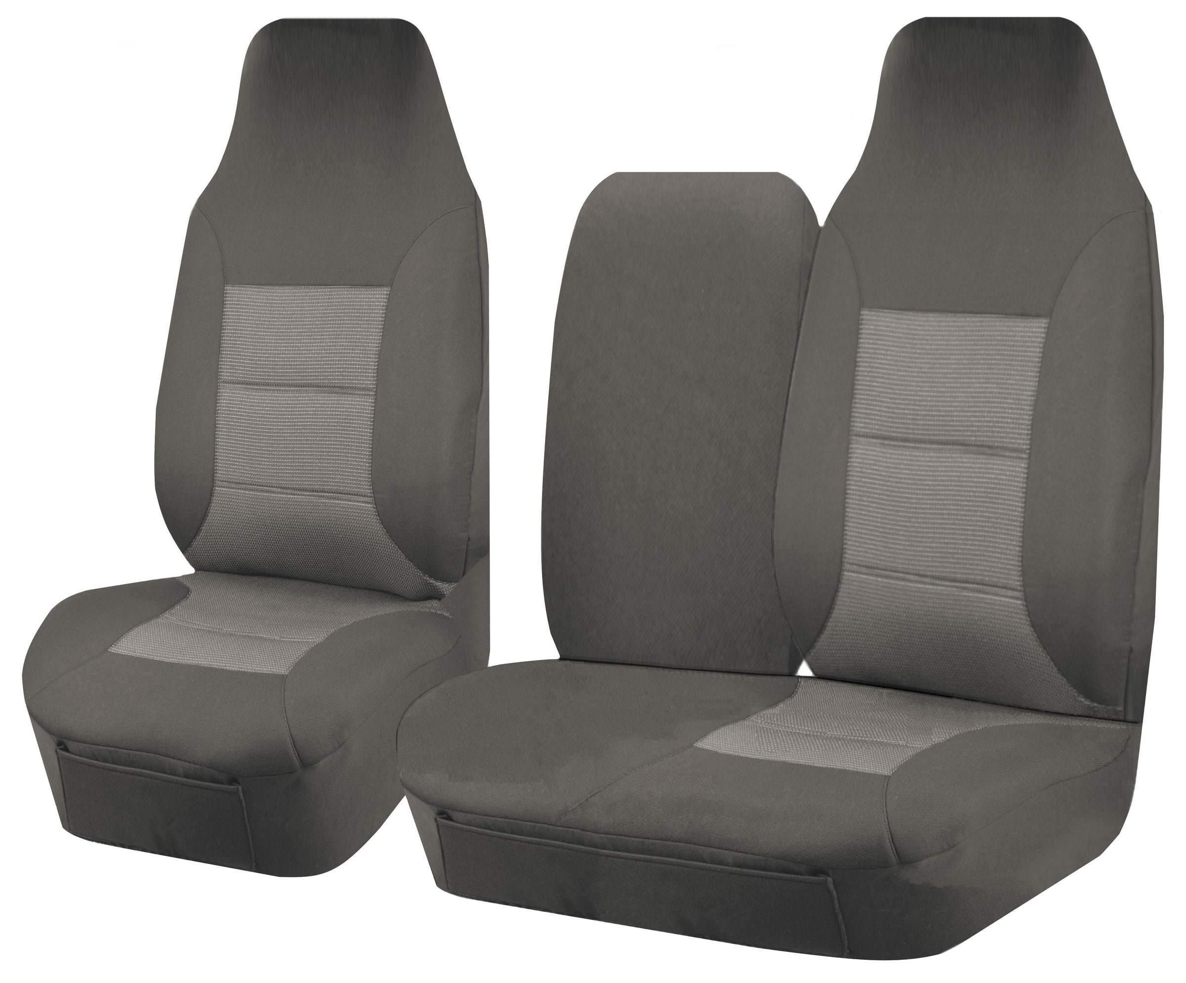 Seat Covers for TOYOTA HI ACE TRH-KDH SERIES 03/2005 - 2015 LWB UTILITY VAN FRONT HIGH BUCKET + _ BENCH WITH V121-PMTMACE107